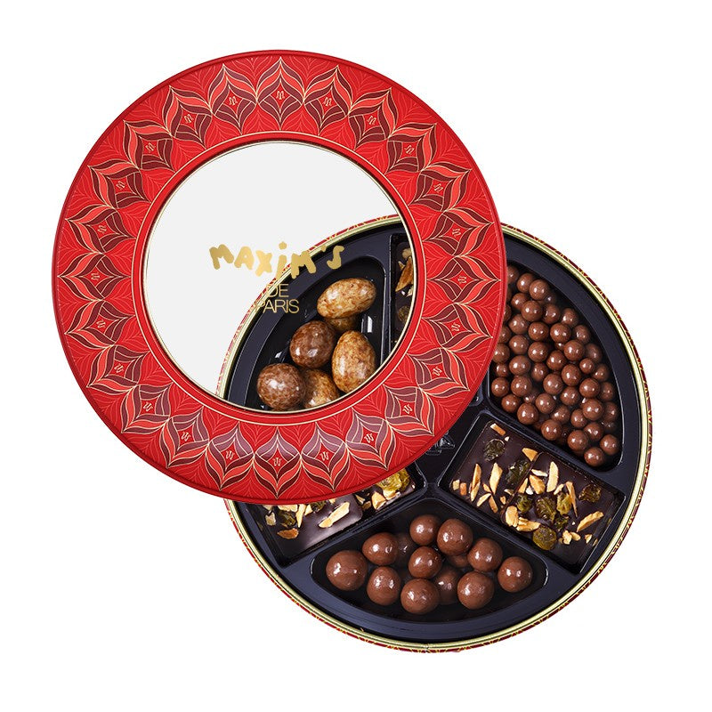 MAXIM'S TASTING CHOCOLATES IN METAL BOX