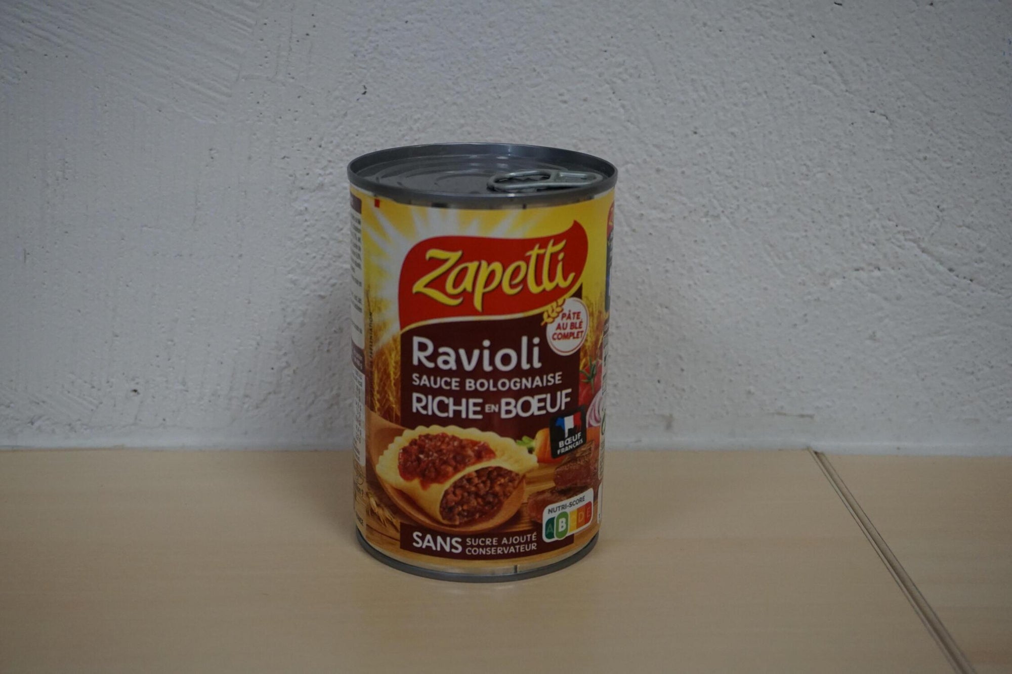 ZAPETTI RAVIOLI SAUCE BOLOGNAISE 0.4KG