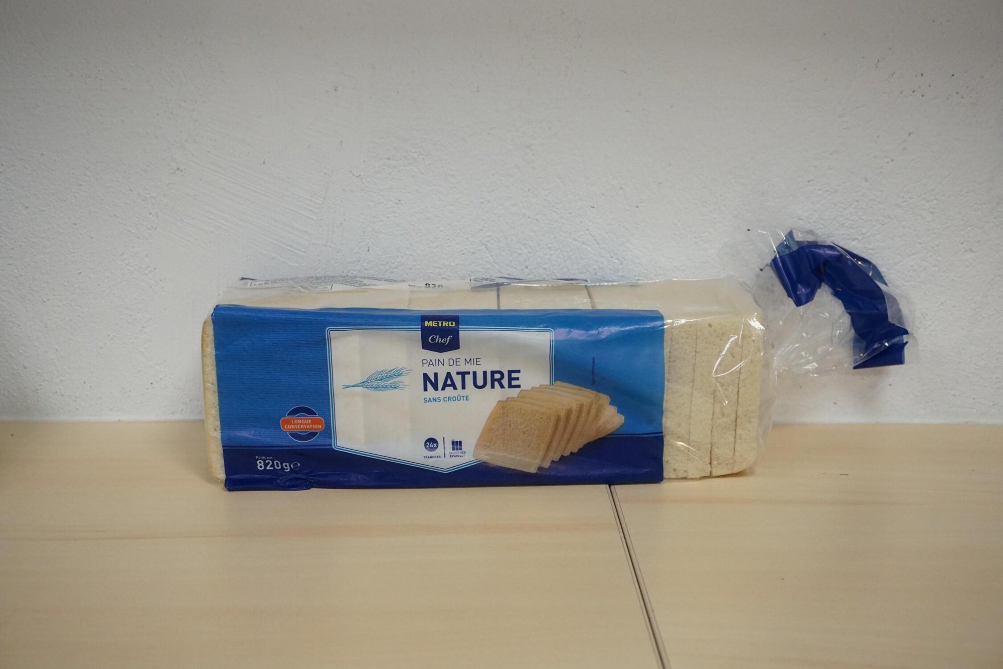 CHEF PAIN DE MIE NATURE SS CROUTE LONGUE CONS. 0.820KG