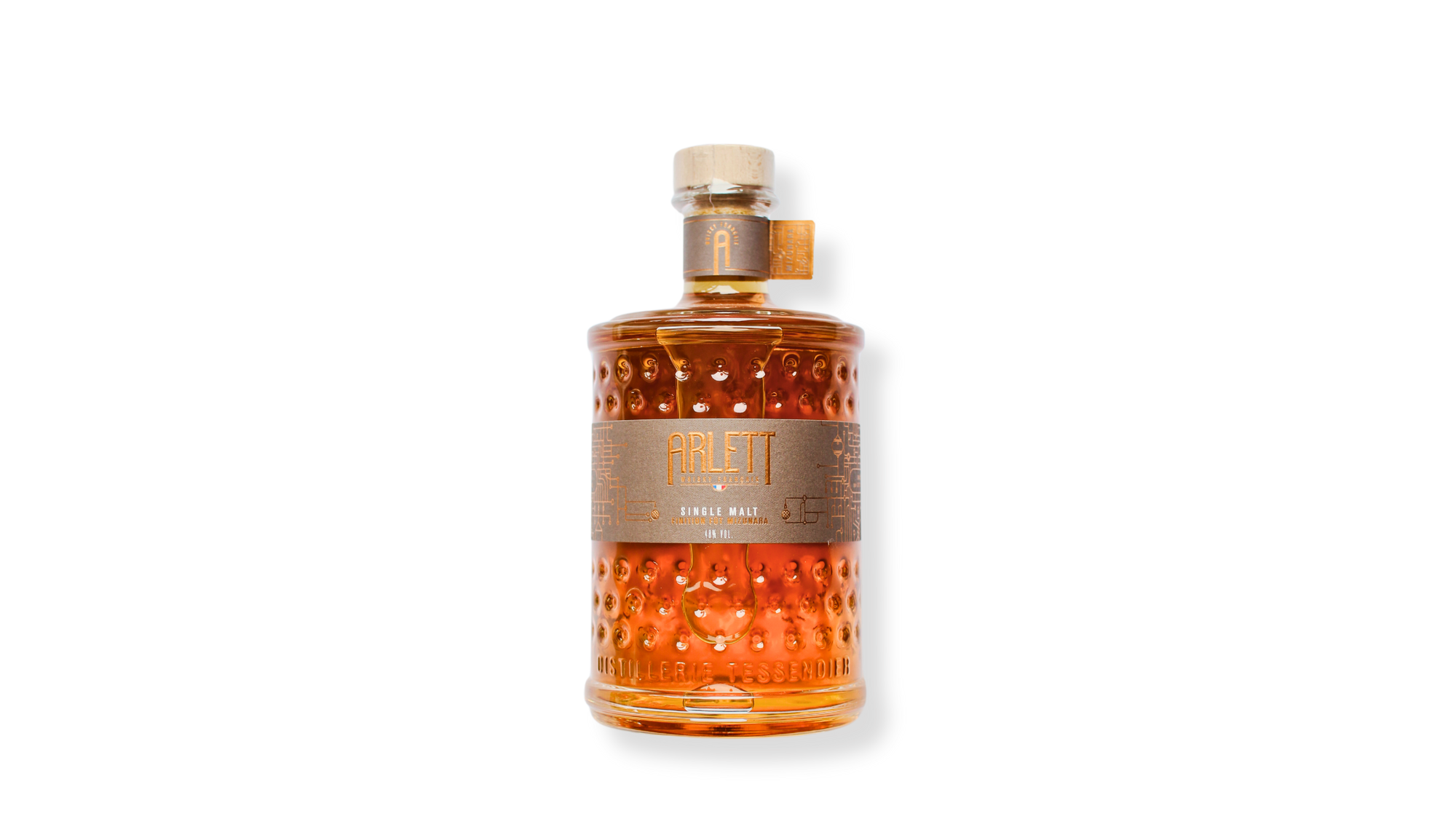 WHISKY ARLETT TESSENDIER SINGLE MALT FÛT MIZUNARA 48% - 0.70L