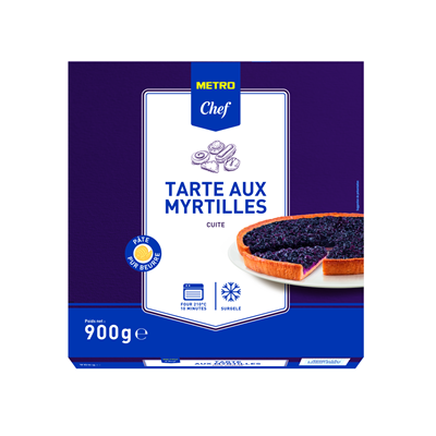 METRO CHEF TARTE AUX MYRTILLES 0.9KG