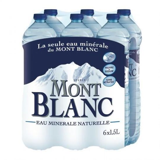 MONT BLANC EAU MINERALE (6X1L)